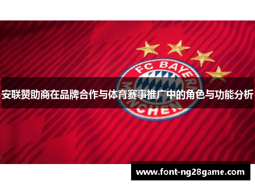安联赞助商在品牌合作与体育赛事推广中的角色与功能分析